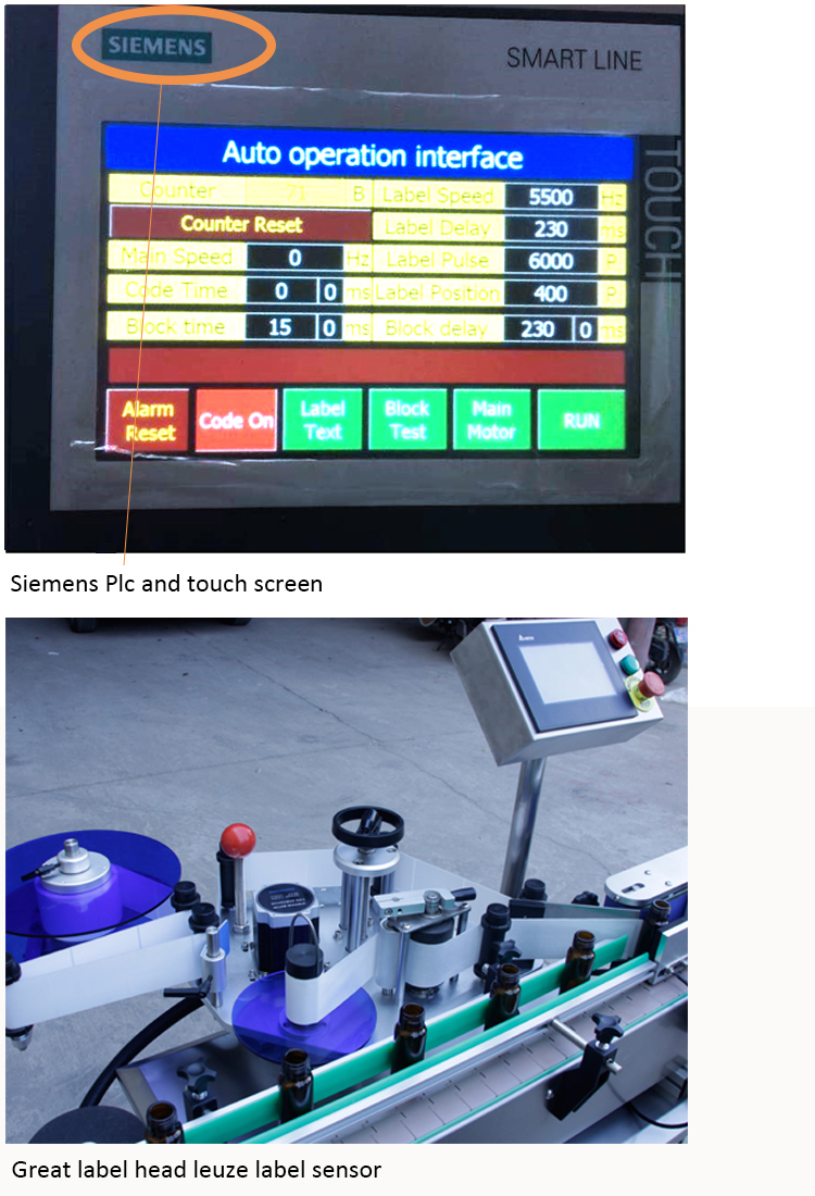 Automatski etiketa za zamotavanje okruglih boca